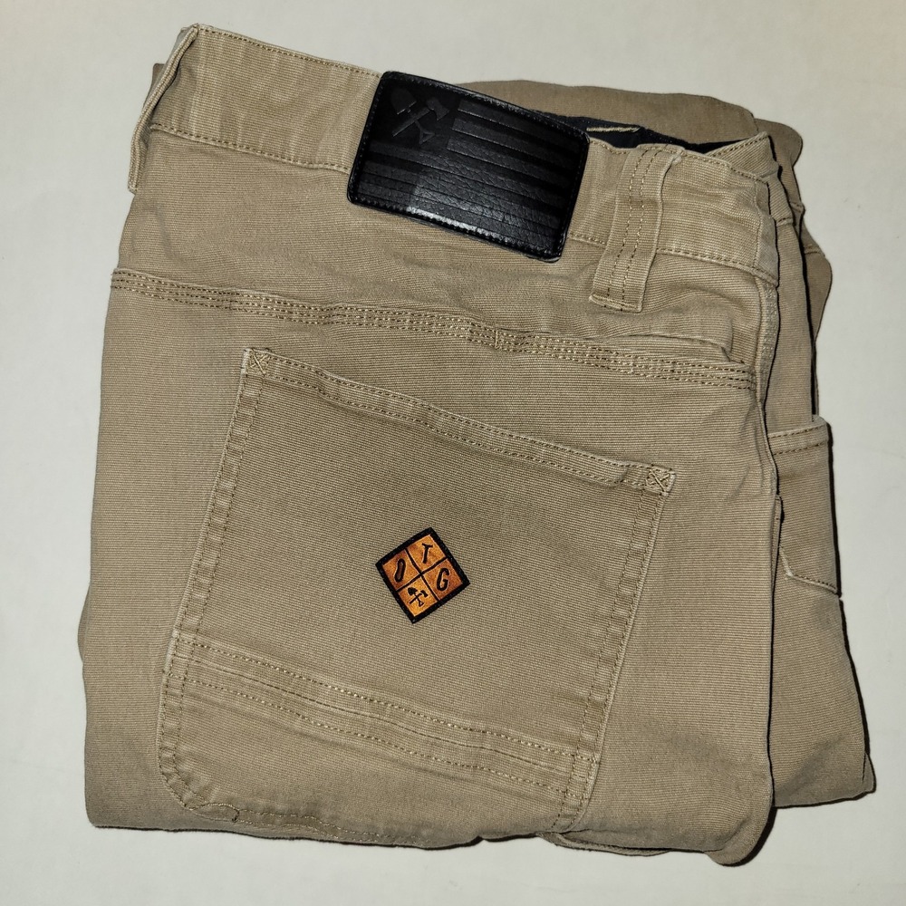 Off The Grid Trailblazer Outdoor Hiking Trail Pants Men's Size 34x33 Beige